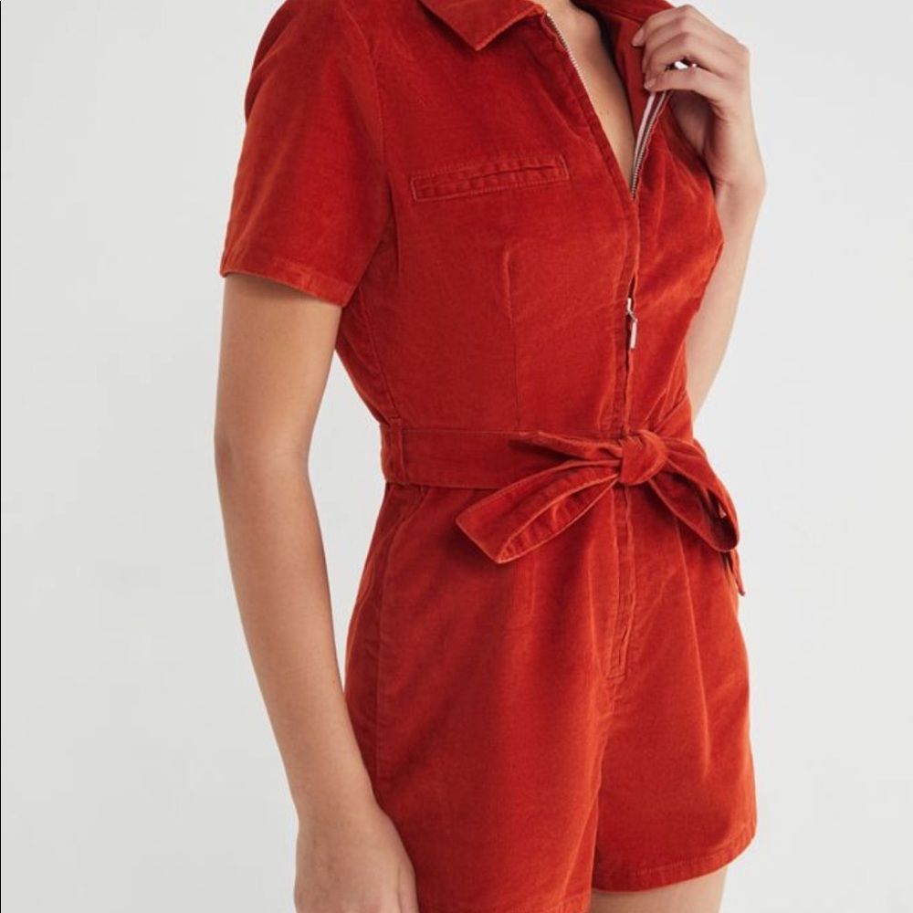 Urban outfitters corduroy romper